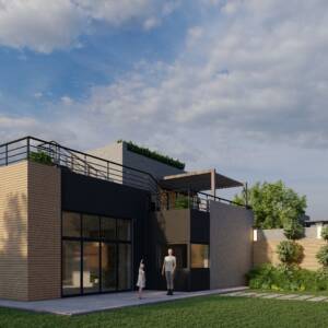 Проєкт Двоповерховий Котедж №18 (130.56 кв.м.)
