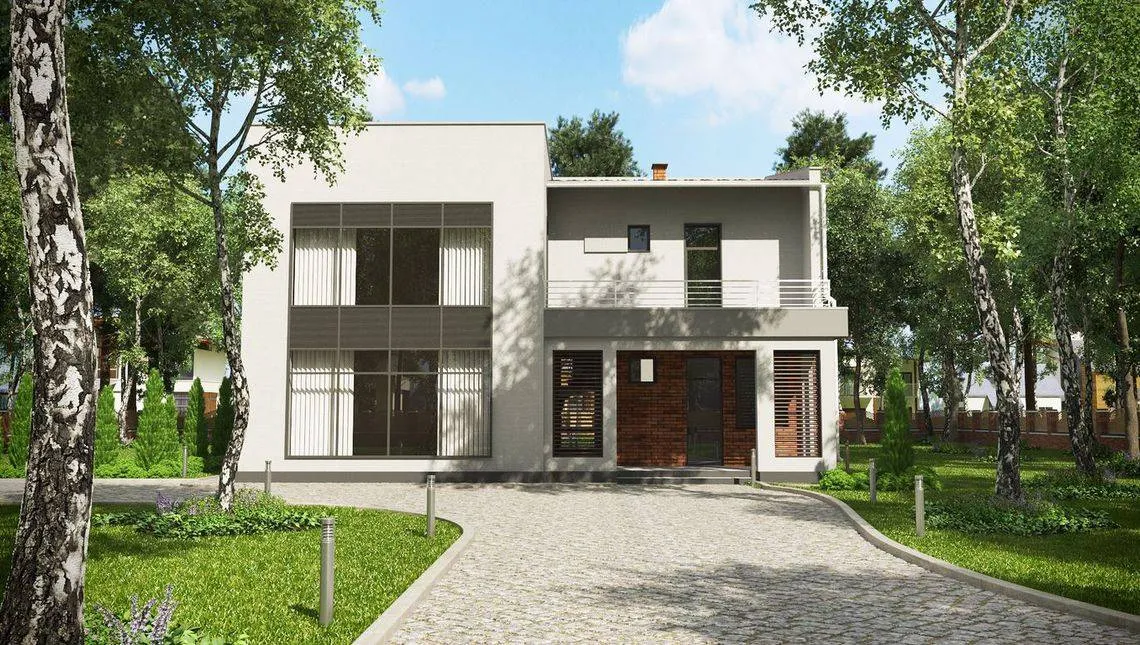 Проєкт Двоповерхового будинку Thea Домокомплект №1065 (165 м²)