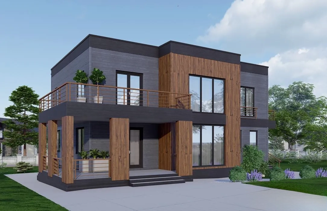 Проєкт Двоповерхового будинку Mesogeios Домокомплект №1108 (235,3 м²)